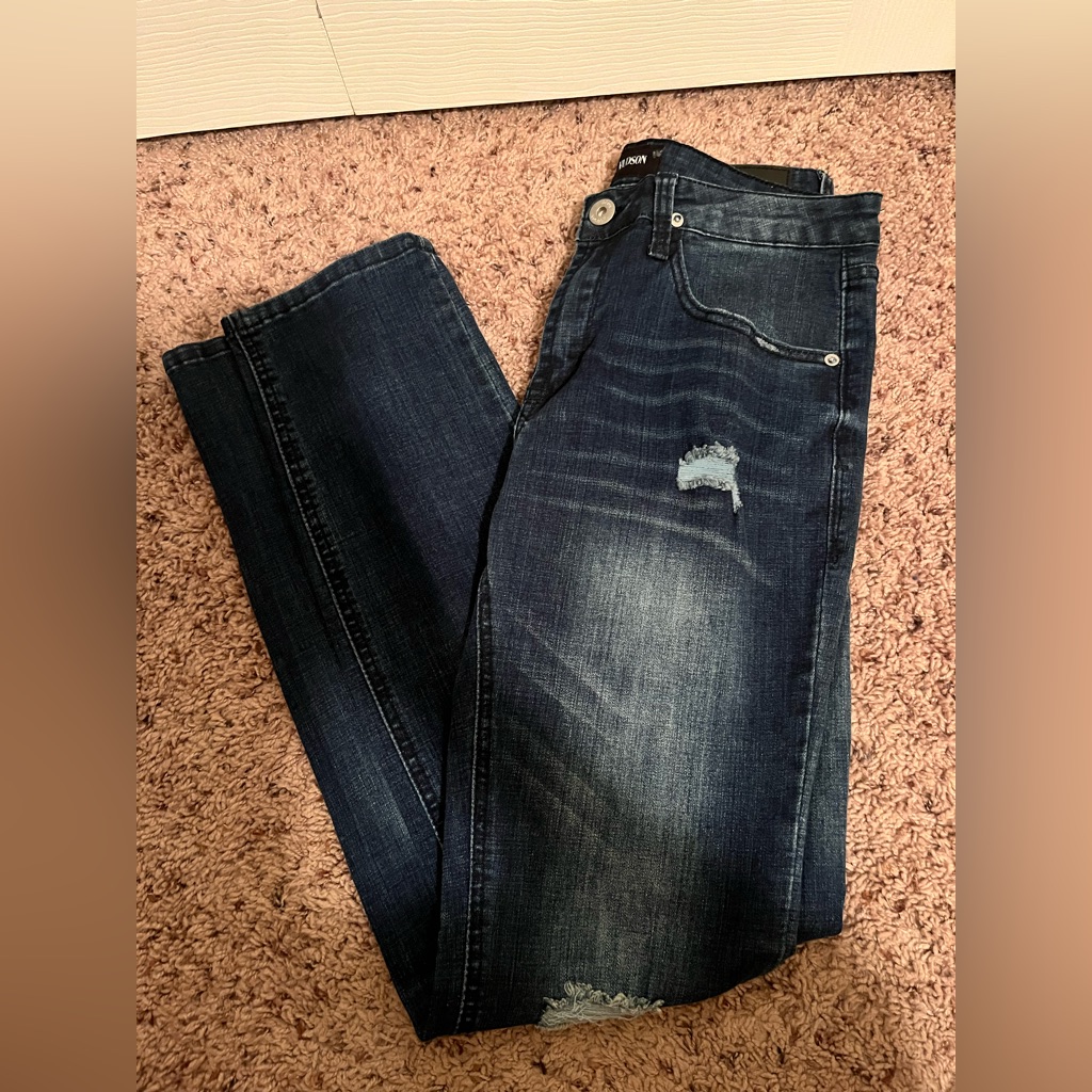 Hudson Distress Skinny Jeans | 16 — image 3 of 8